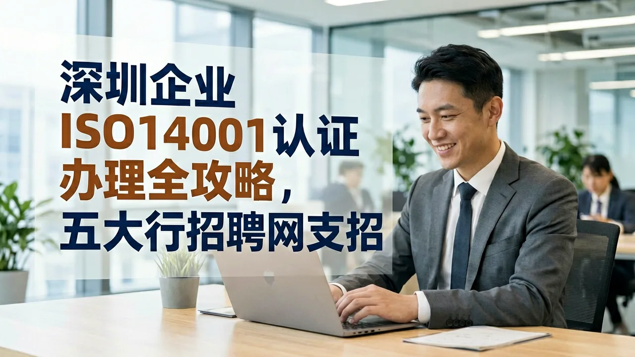 深圳企业ISO14001认证办理全攻略,五大行招聘网支招